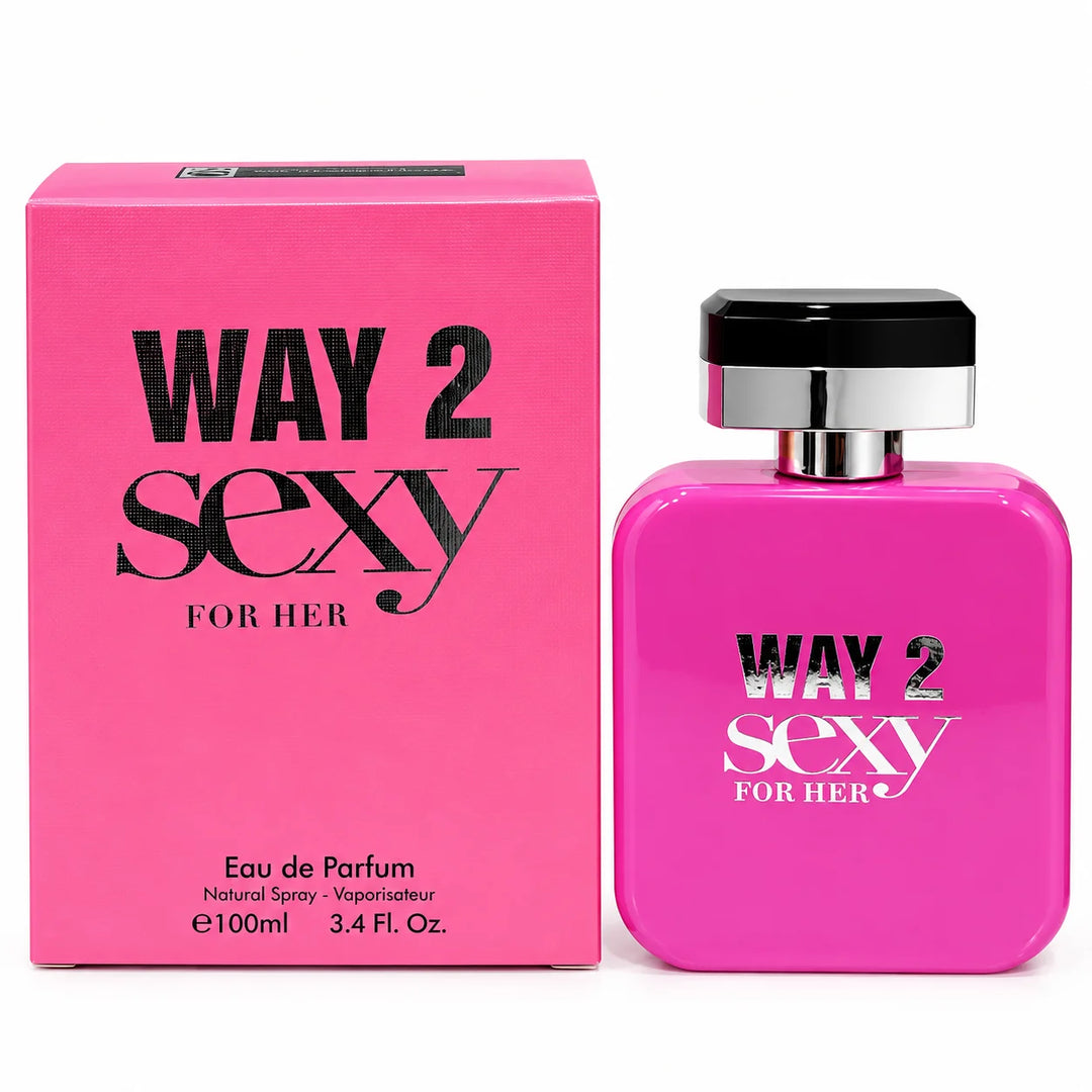 Way 2 Sexy for Her Eau de Parfum 3.4 Fl Oz / 100ml – Women’s Perfume Spray, Feminine Fragrance for Everyday Wear, Date Night &amp; Evening