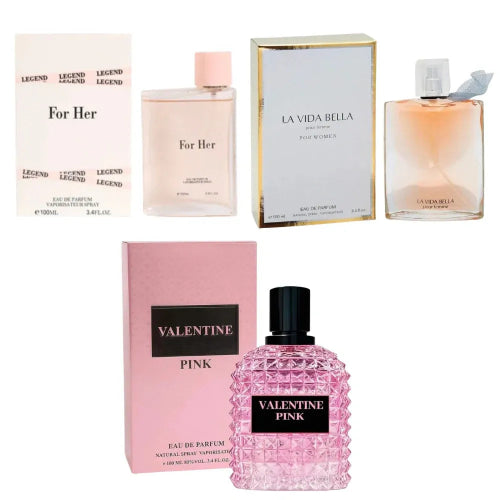 Signature Perfume Bundle for Women – 3 Long-Lasting Premium Fragrances