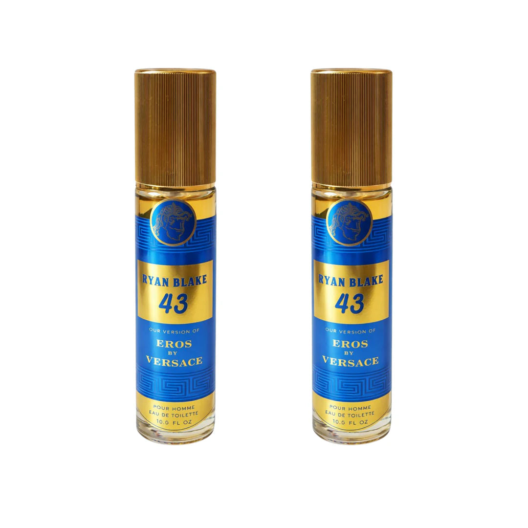 Ryan Blake 43 Eau De Toilette 1.0 Fl Oz Men Fresh Woody Long Lasting - 2PC