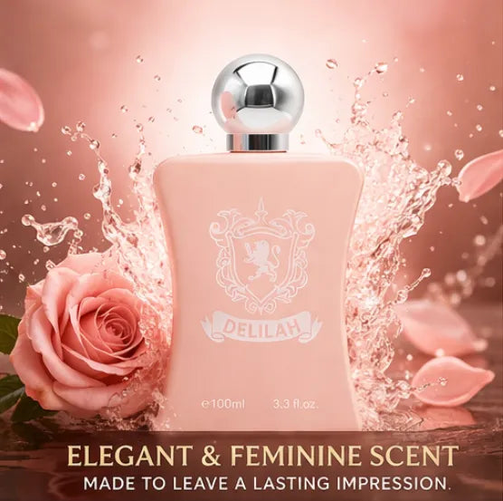 Delilah Eau de Parfum for Women – 3.3 oz / 100 ml Long Lasting Floral Sweet Perfume – Elegant Feminine Fragrance Spray – Luxury Everyday &amp; Gift Perfume for Women