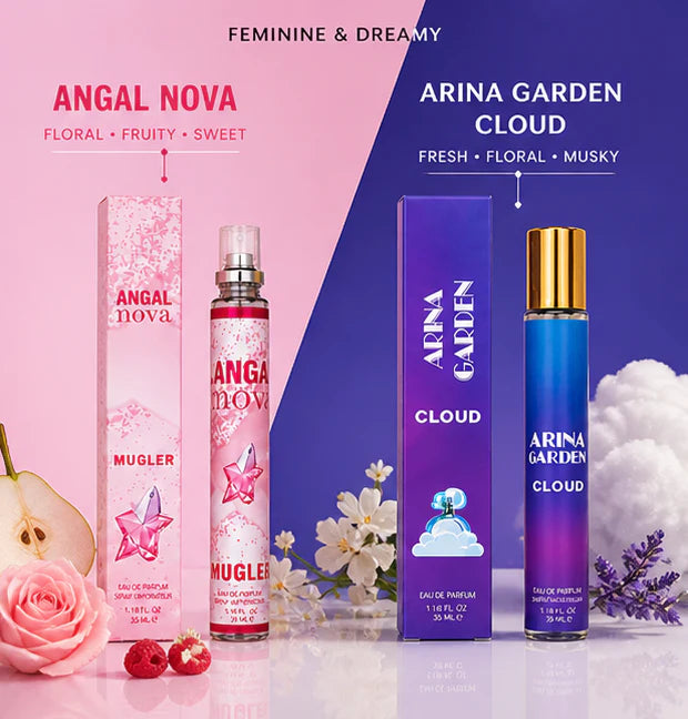 Travel Size Fragrance Set for Women – Eau de Parfum Spray Duo