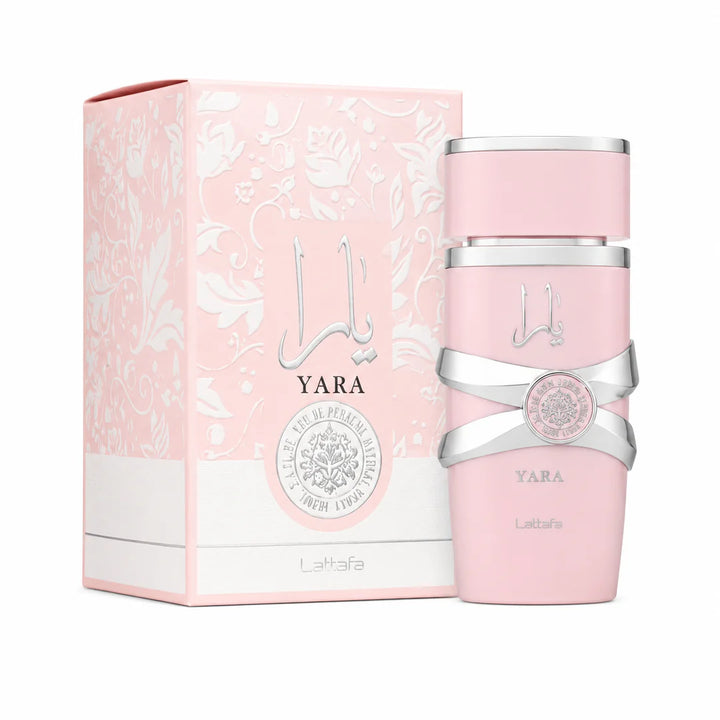 Yara Eau de Parfum by Lattafa for Women – 3.4 oz / 100 ml Long Lasting Sweet Floral Fruity Perfume – Soft Creamy Vanilla Musk Fragrance – Luxury Arabian Perfume for Women