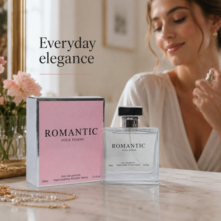 Romantic Pour Femme for Women by Secret Plus 3.4 oz EDP | Soft Floral Scent