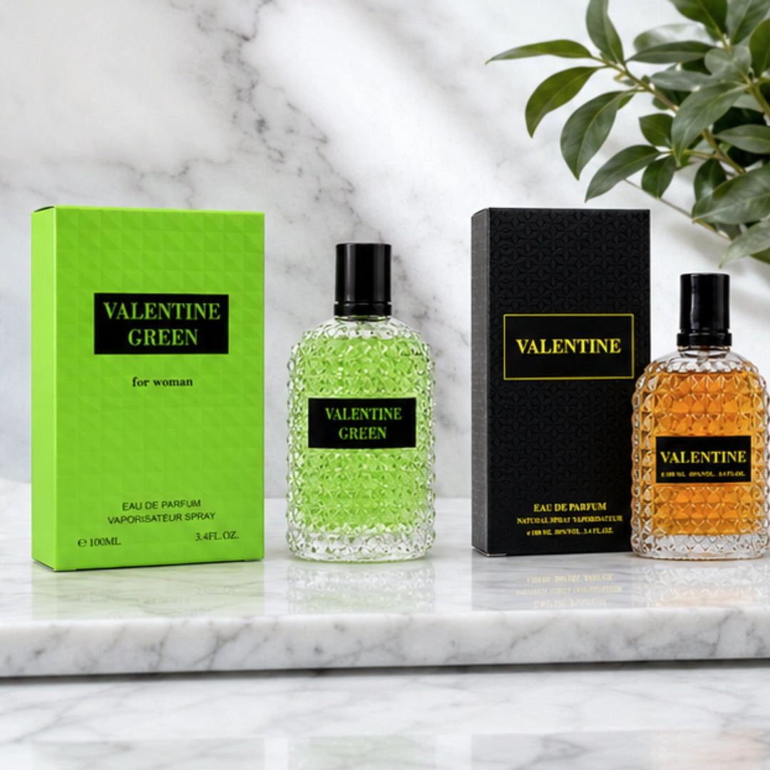 Valentine Green &amp; Valentine Eau de Parfum Gift Set for Women | 2-Pack Long Lasting Floral Fresh &amp; Warm Perfume Collection | Premium Women&