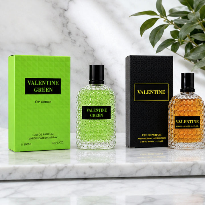 Valentine Green &amp; Valentine Eau de Parfum Gift Set for Women | 2-Pack Long Lasting Floral Fresh &amp; Warm Perfume Collection | Premium Women&