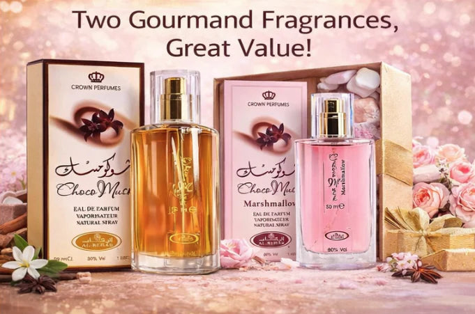 Choco Musk &amp; Marshmallow 2 Pack Set | Sweet Gourmand EDP Duo