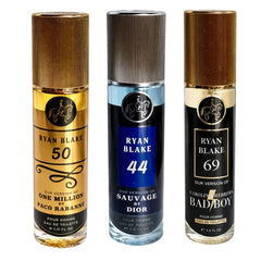 Ryan Blake Men’s Romantic Perfume 3 Pack | Sensual EDT Spray Set