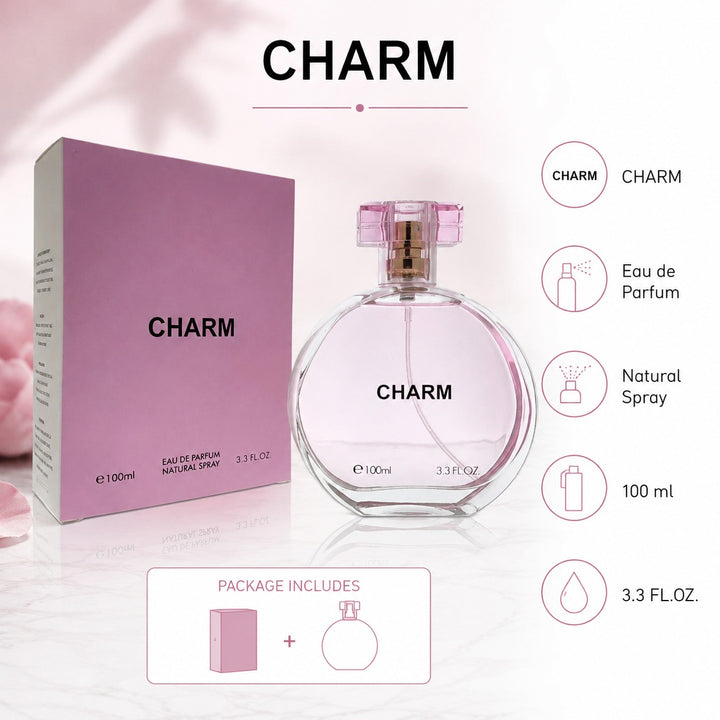 Charm Perfume for Women 3.3 oz EDP | Sweet Fruity Floral Scent