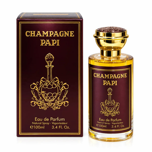Champagne Papi Eau de Parfum 3.4 Fl Oz / 100ml – Men’s Cologne Spray, Masculine Fragrance for Men, Everyday & Evening Wear
