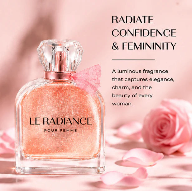 Le Radiance Perfume for Women Eau de Parfum 100ml (3.4 Fl Oz) – Long Lasting Sweet Floral Fruity Fragrance – Elegant Feminine Everyday Scent – Gift Perfume for Her