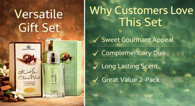 Choco Musk &amp; Pistachio Eau De Parfum Duo Set - 2x50ml
