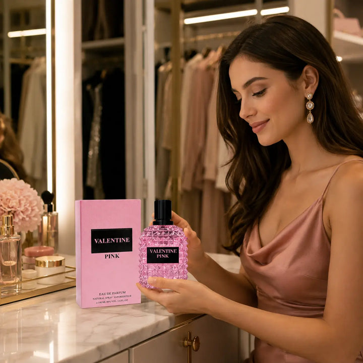 Valentine Pink Perfume for Women – 3.4 oz Eau de Parfum | Feminine Fragrance for Her