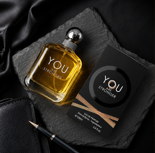 You Are Stronger Eau de Parfum for Men 3.4 Fl Oz (100ml) – Long Lasting Warm Woody Cologne for Men – Masculine Fragrance with Spicy, Amber &amp; Musk Notes – Everyday Signature Scent Gift for Men