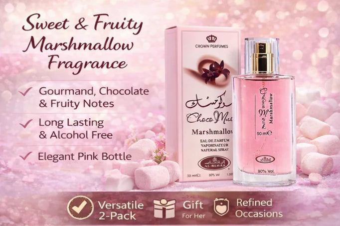 Choco Musk &amp; Marshmallow 2 Pack Set | Sweet Gourmand EDP Duo