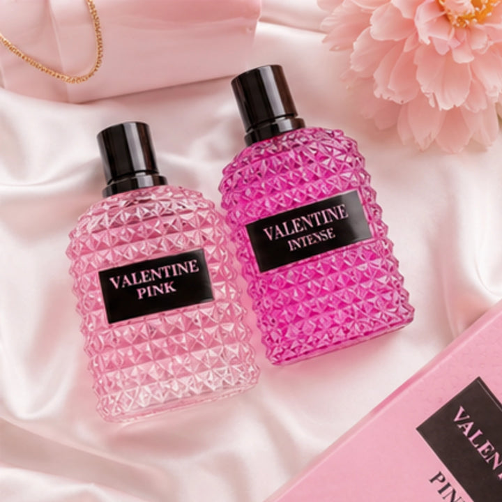 Valentine Pink &amp; Valentine Intense Eau de Parfum Gift Set for Women | 2-Pack Long Lasting Floral Sweet Perfume Collection | Premium Women&