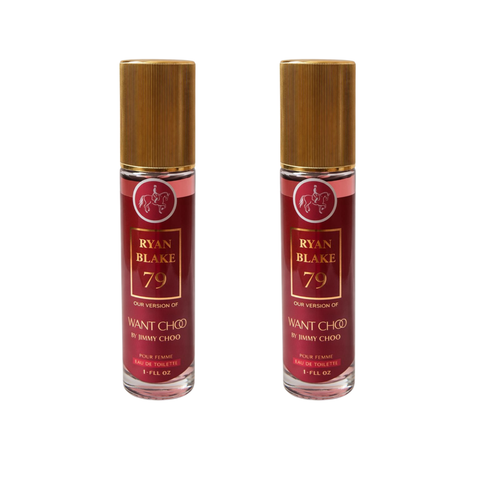 Ryan Blake 79 Eau De Toilette 1.0 Fl Oz Women Sweet Warm Long Lasting - 2PC