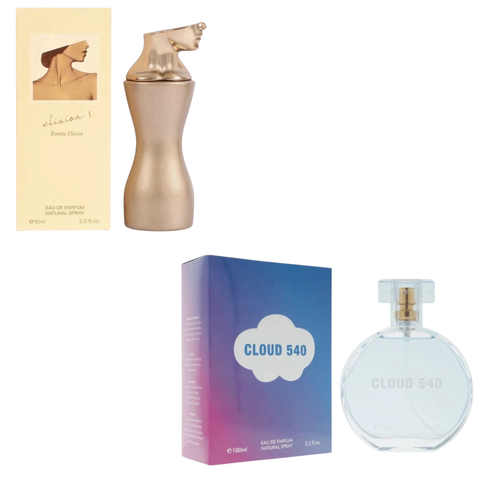 Royal Fragrance Women’s Cologne 2 Pack Set – Cloud 540 + Elision I Bonita – Soft Elegant Feminine Scent – Gift Set