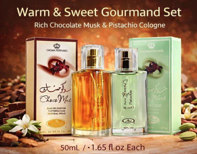 Choco Musk &amp; Pistachio Eau De Parfum Duo Set - 2x50ml