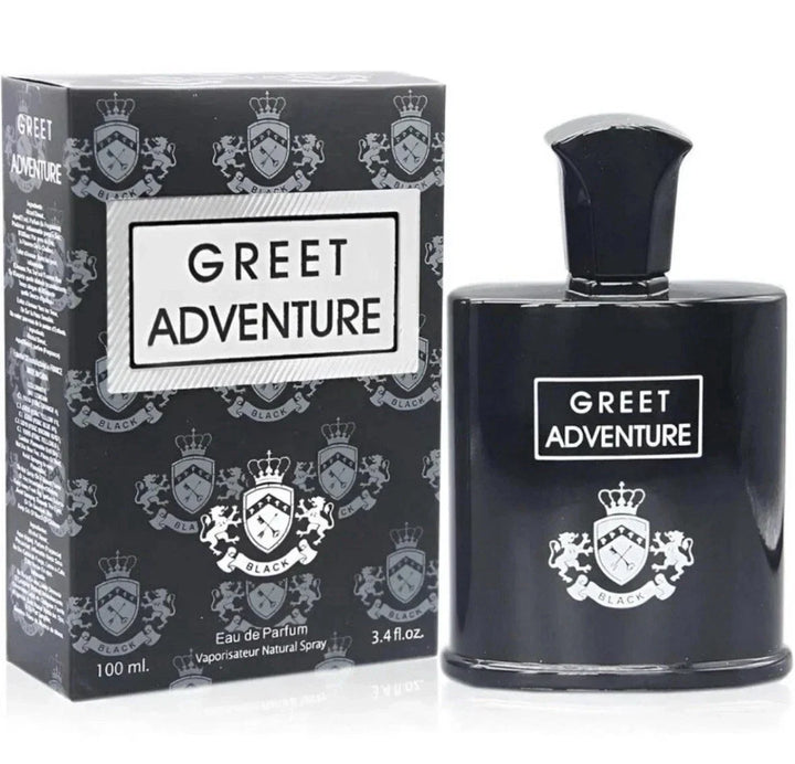 Perfumes for Men 2 Pack Set – Greet Adventure Black + Create Waterfalls Cologne | Perfume for Him Gift Set