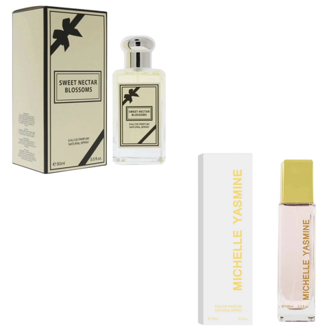 Royal Fragrance Women’s Cologne 2 Pack Set – Sweet Nectar Blossoms + Michelle Yasmine – Sweet Floral Feminine Scent – Gift Set