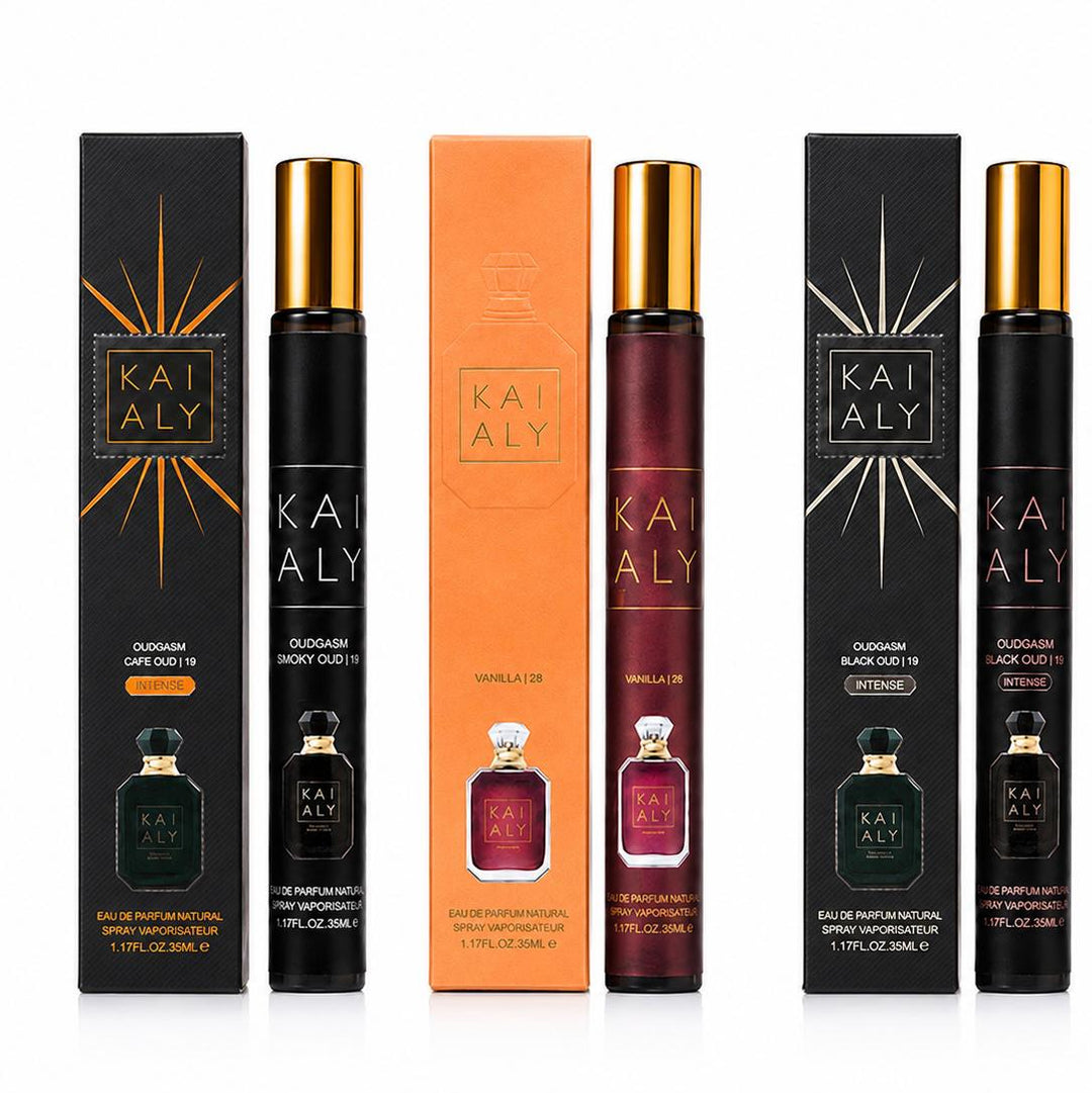 Luxury Oud Discovery Collection (3-Pack) – Café Oud, Vanilla &amp; Black Oud Fragrance Set