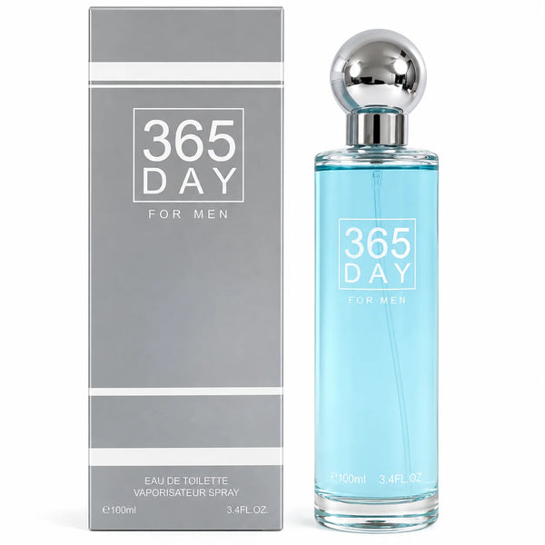 365 Day for Men Eau de Toilette 3.4 Fl Oz / 100ml – Men’s Cologne Spray, Fresh Everyday Fragrance for Men, Full Size EDT for Daily & Casual Wear