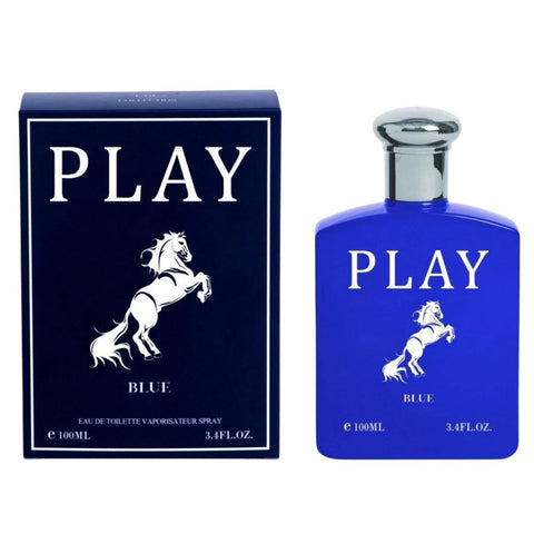 Play Blue – Eau de Parfum Spray – 3.4 oz / 100 ml