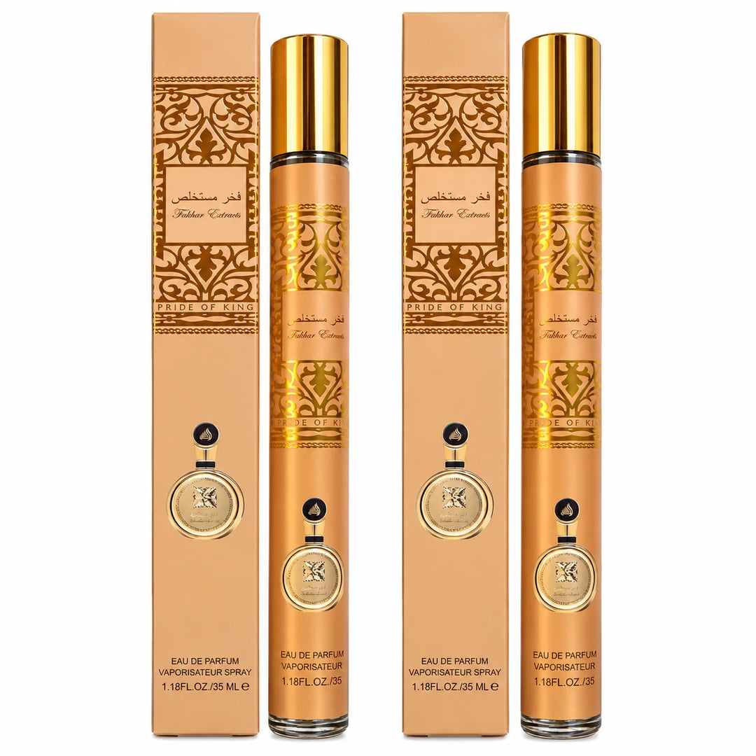 Travel Fragrance Eau de Parfum for Men - 2 Pack - 1.18 fl oz / 35 mL Each - Long Lasting Fragrance Spray - 2 Piece Perfume Set