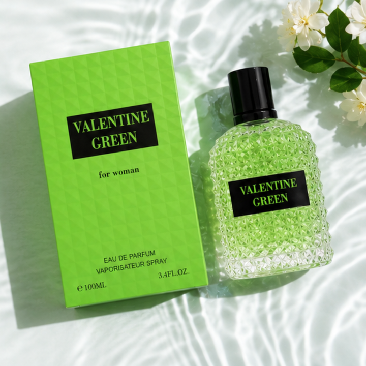 Valentine Pink &amp; Valentine Green Eau de Parfum Gift Set for Women | 2-Pack Long Lasting Floral Fruity Perfume Collection | Premium Women&