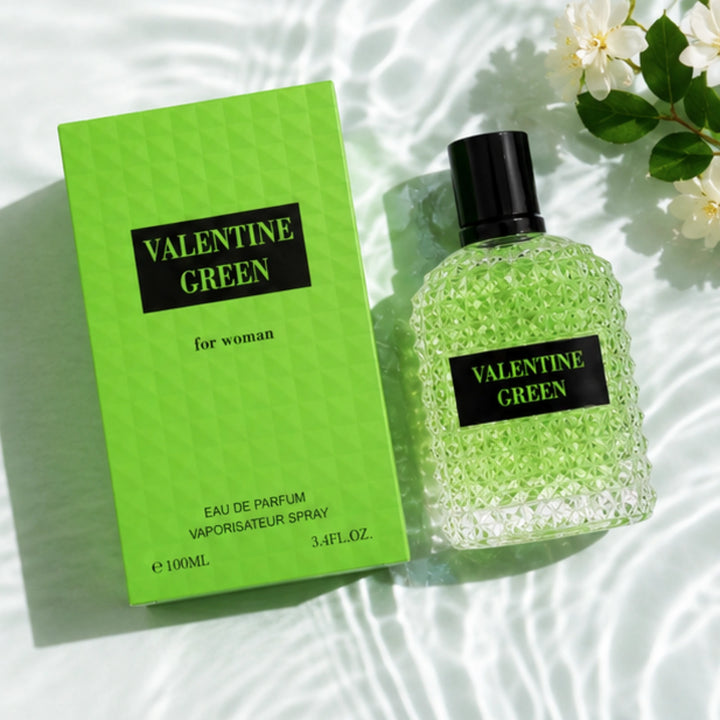 Valentine Pink &amp; Valentine Green Eau de Parfum Gift Set for Women | 2-Pack Long Lasting Floral Fruity Perfume Collection | Premium Women&
