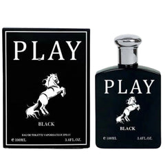 Play Black – Eau de Parfum Spray – 3.4 oz / 100 ml