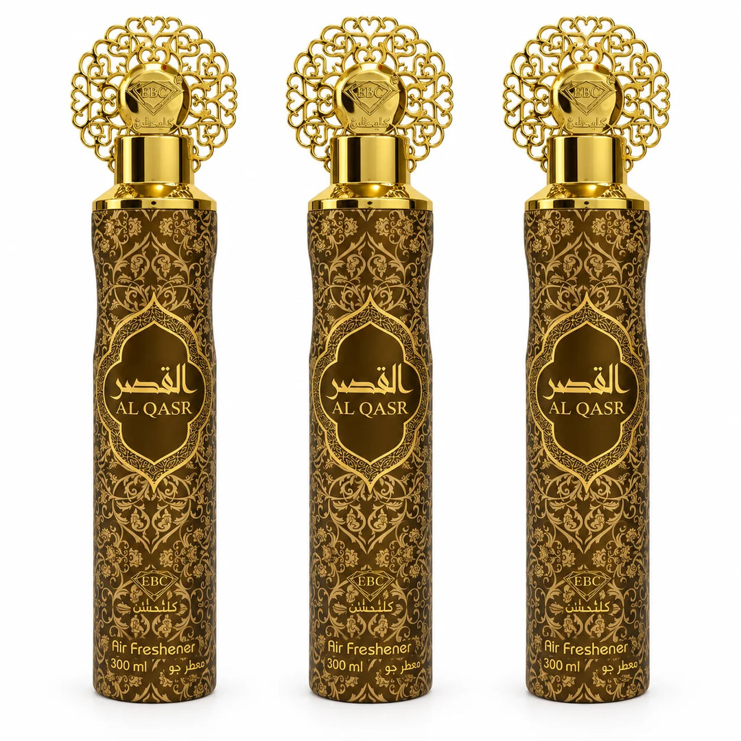 Al Qasr Air Freshener 300ml - Arabic Room Spray - Long Lasting Home Fragrance - Luxury Room Freshener