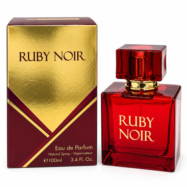 Ruby Noir Eau de Parfum for Women 3.4 Fl Oz / 100ml – Women’s Perfume Spray, Feminine Fragrance for Everyday & Evening Wear, Full Size EDP