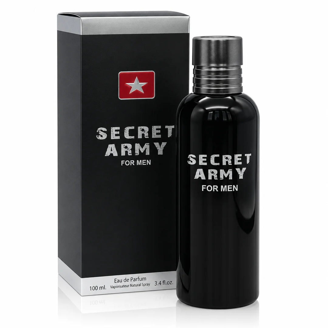 Secret Army for Men Eau de Parfum 100ml / 3.4 Fl Oz – Men’s Cologne Spray, Masculine Fragrance, Full Size EDP for Everyday, Evening &amp; Special Occasion Wear