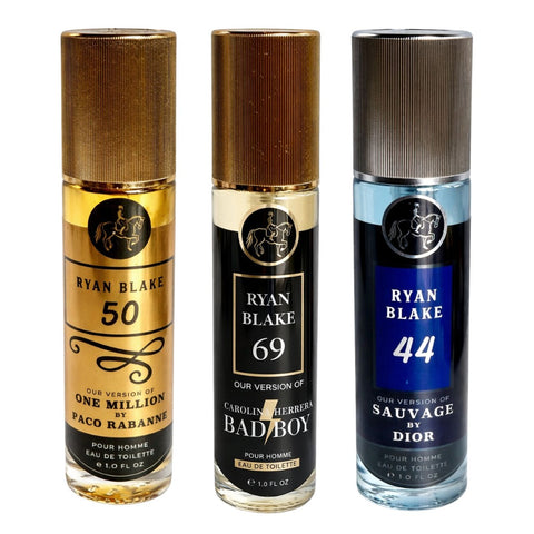 Ryan Blake Men’s Signature Perfume 3 Pack Set | Long Lasting EDT