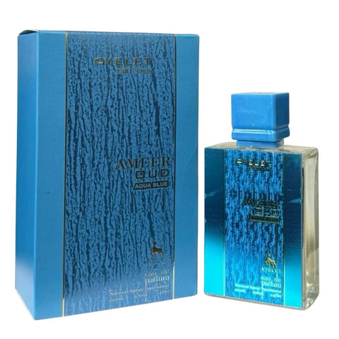 Ameer Oud Aqua Blue – Eau de Parfum Spray – 3.4 oz / 100 ml