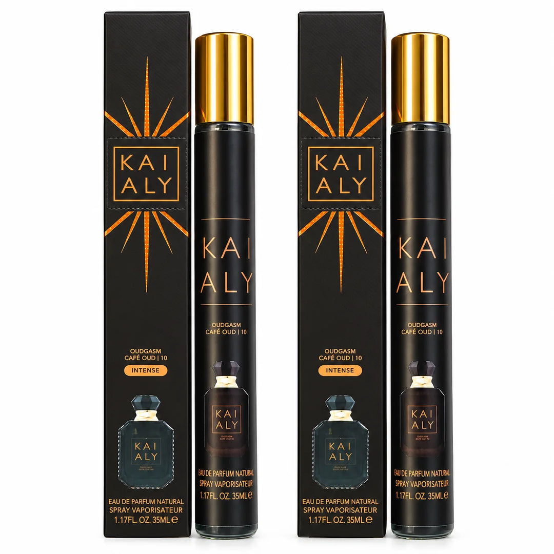 Intense Oud Coffee Eau de Parfum 2 Pack - 1.17 fl oz / 35 mL Each - Warm Woody Unisex Fragrance Spray
