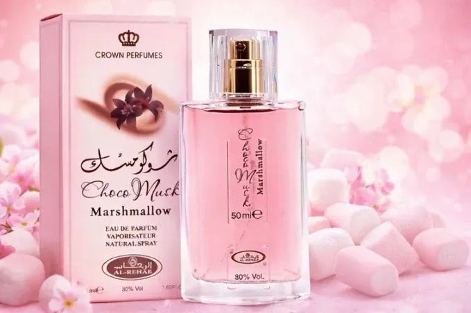 Choco Musk Marshmallow Eau De Parfum for Women - Sweet Gourmand Fragrance, Long-Lasting Perfume (50 ml/1.65 Fl Oz)