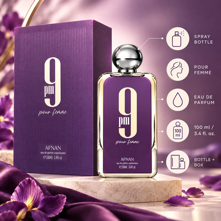Afnan 9 PM Pour Femme