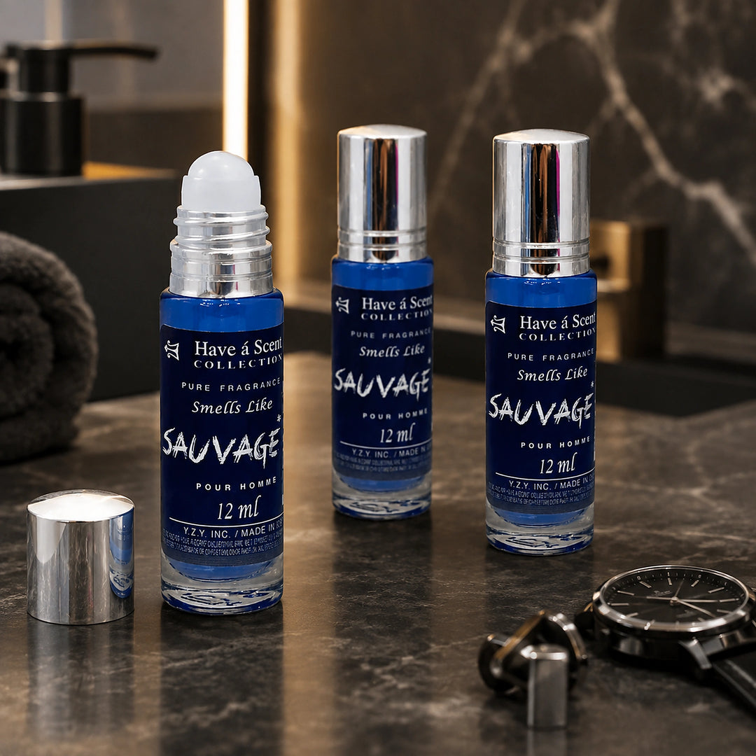 Savaged Roll on Perfume Oil for Men- 12 Ml - 3 Pack - Scentblooms