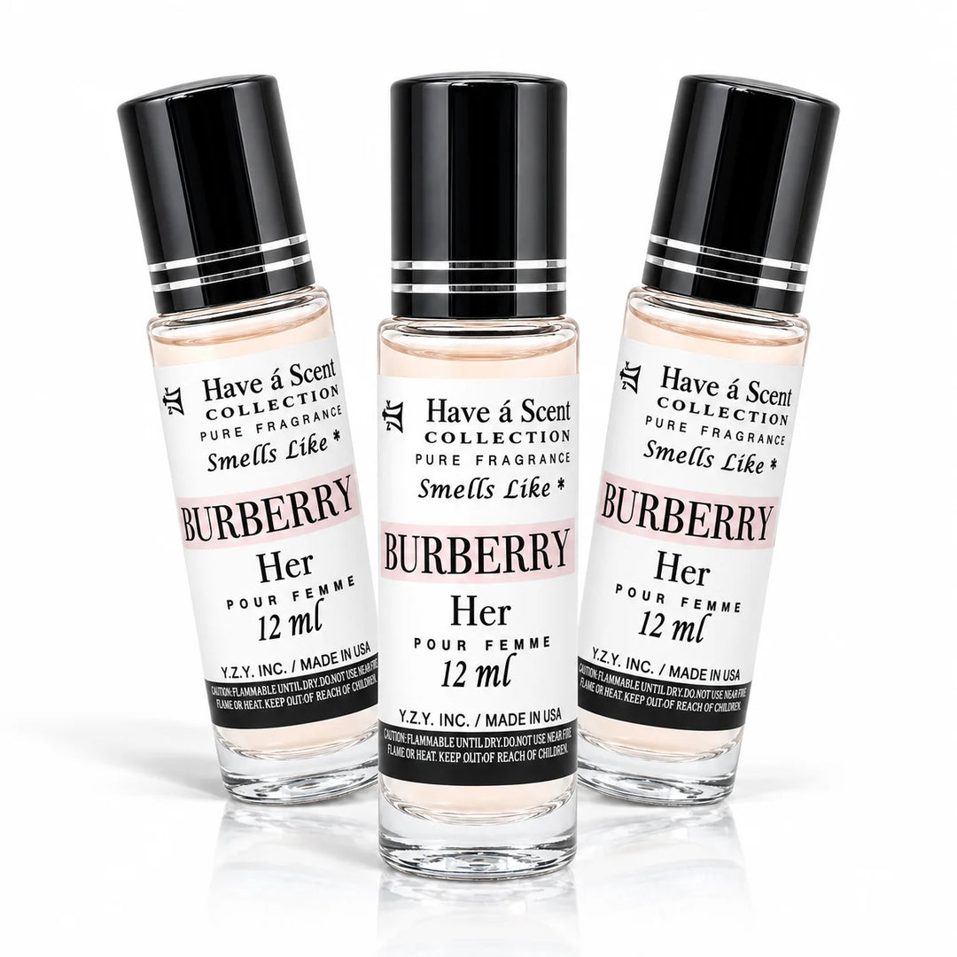 BB-HER Roll on Perfume Oil For Women - 12 ml - 3 Pack - Scentblooms