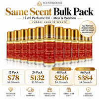 12 ml Perfume Oil – Same Scent Bulk Pack (Men & Women)