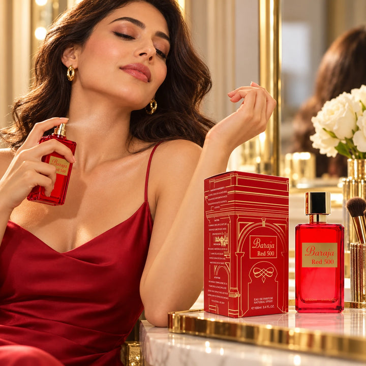 Baraja Red 500 EDP for Men &amp; Women – 3.4 Fl Oz Woody Amber