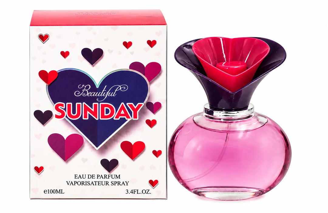 Beautiful Sunday Eau de Parfum for Women 100ml / 3.4 Fl Oz – Feminine Perfume Spray, Full Size Women’s Fragrance for Everyday Wear, Evening &amp; Special Occasions