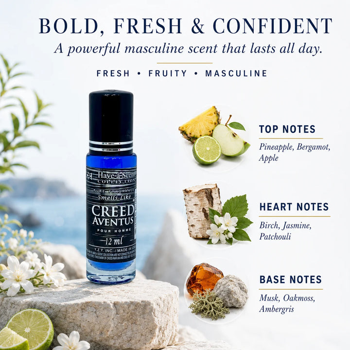 Creed Inspired Perfume Trio 12 ml For Men