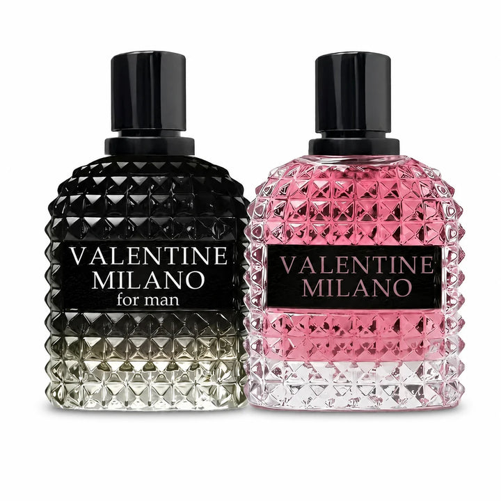 Valentine Milano – His &amp; Hers Eau de Parfum Set (3.4 oz Each / 6.8 oz Total)