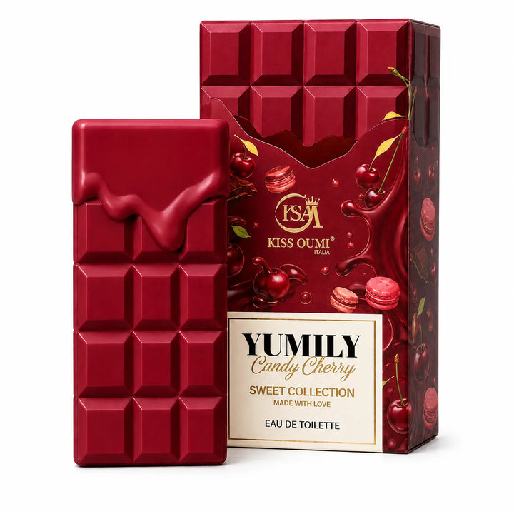 Yumily Candy Cherry Eau de Toilette – Sweet Cherry Perfume for Women – Fruity Gourmand Candy Scent with Dessert-Inspired Aroma – Women’s Fragrance Spray