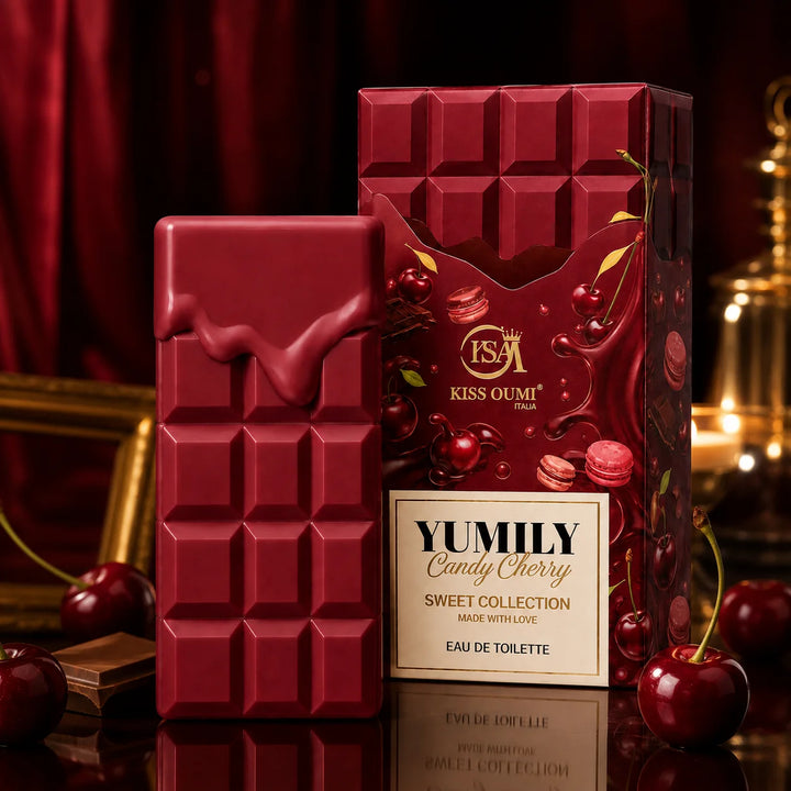 Yumily Candy Cherry Eau de Toilette – Sweet Cherry Perfume for Women – Fruity Gourmand Candy Scent with Dessert-Inspired Aroma – Women’s Fragrance Spray