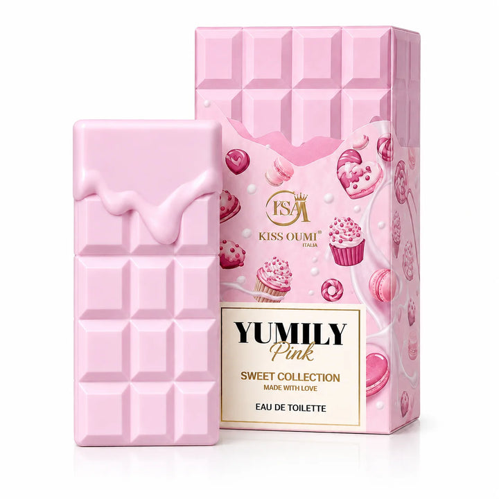 Yumily Pink Eau de Toilette – Sweet Gourmand Perfume for Women – Creamy Candy &amp; Dessert-Inspired Scent – Feminine Sweet Fragrance Spray