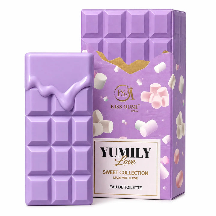 Yumily Love Eau de Toilette – Sweet Marshmallow Perfume for Women – Creamy Candy Gourmand Dessert-Inspired Scent – Feminine Sweet Fragrance Spray
